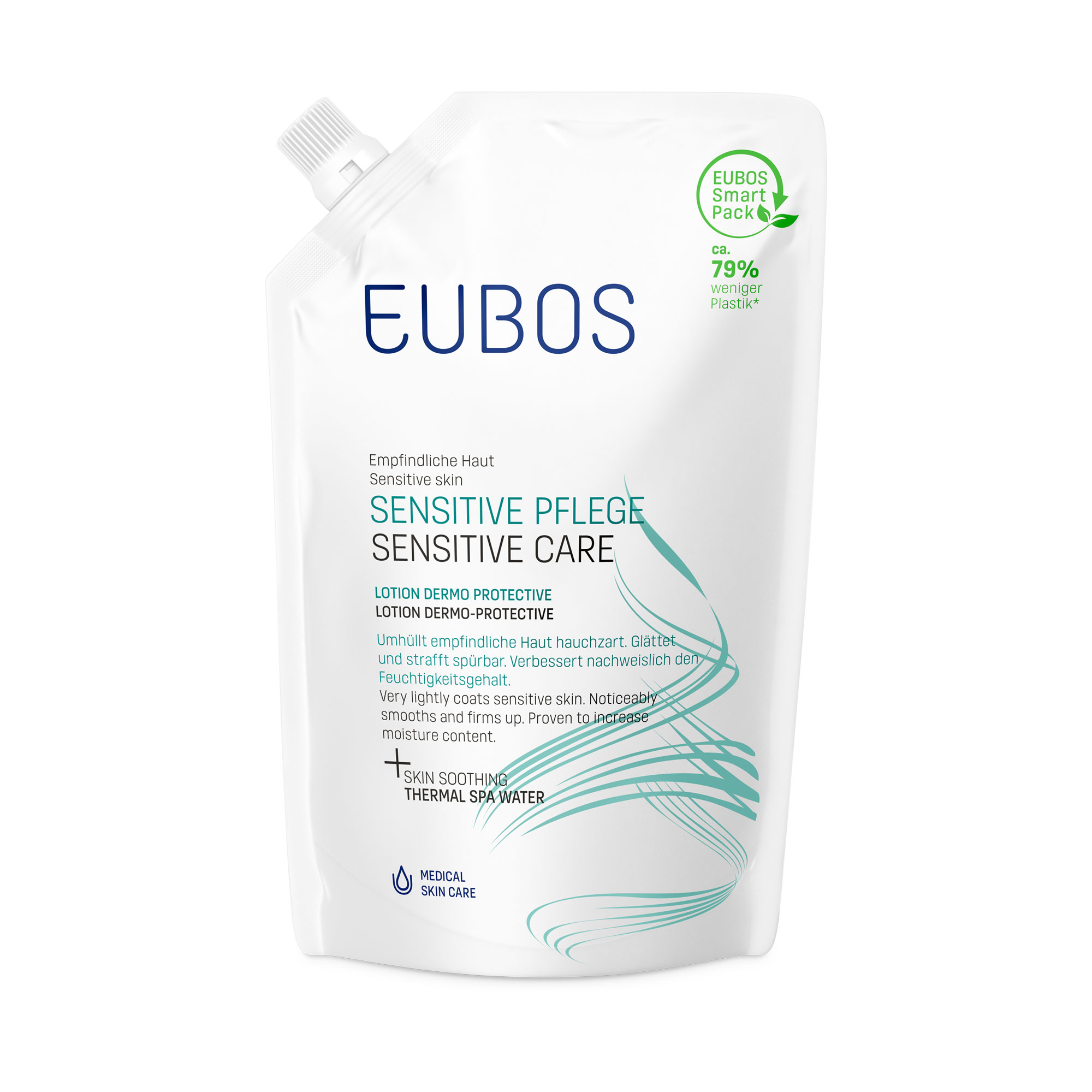 Produktbild EUBOS SENSITIVE PFLEGE LOTION DERMO PROTECTIVE, NACHFÜLLBEUTEL